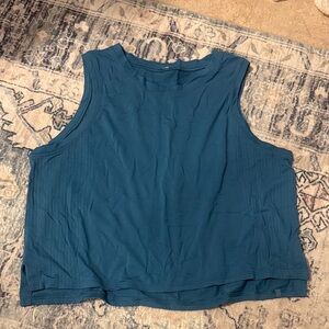 lululemon athletica Blue Tank Top